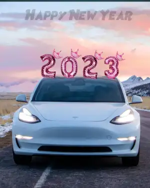 CB Happy New Year 2023 Background HD  Car Pic