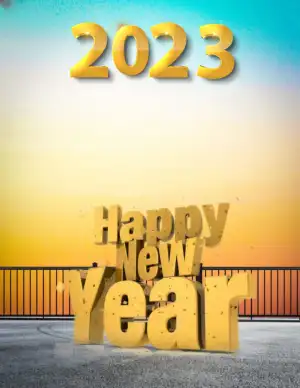 CB Happy New Year 2023 Background HD  For Photo Editing