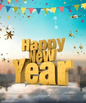 CB Happy New Year 2023 Background HD  For Picsart Editing