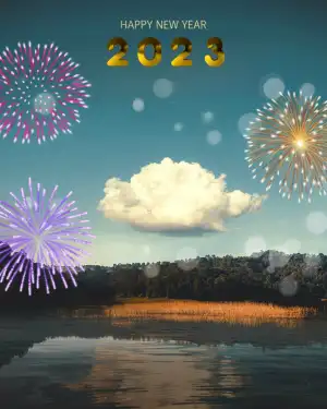 CB Happy New Year 2023 Background HD  Free Download