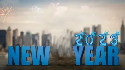 CB Happy New Year 2023 Background HD  High Resolution