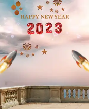 CB Happy New Year 2023 Background HD  Images