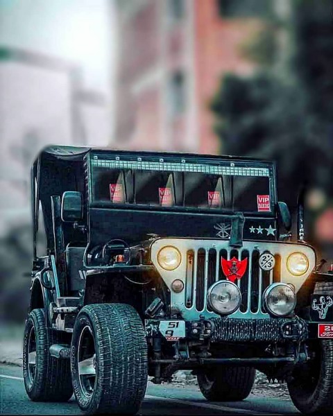 CB Jeep Editing Picsart Background