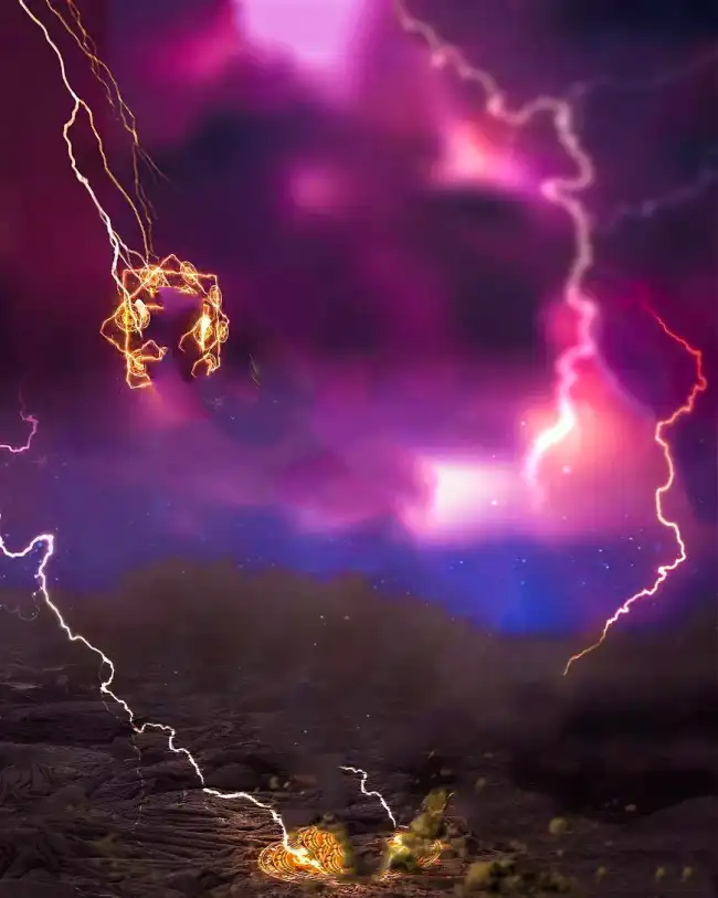 CB Lightning Thunder Sky Edit Background HD