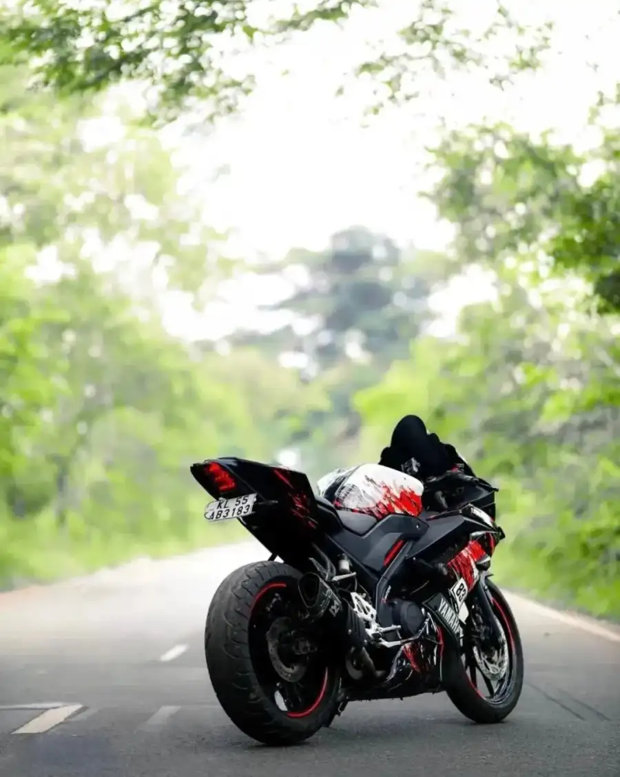 CB Motorcycle On The Road Background Full HD