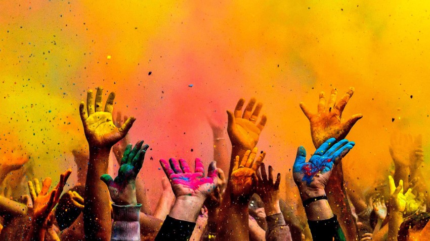 CB People Hand Holi Editing Background Full HD Download