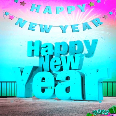 CB PicsArt Editing Happy New Year Background HD 2022