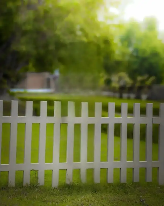 CB Picsart Editing  White Picket Fence Background