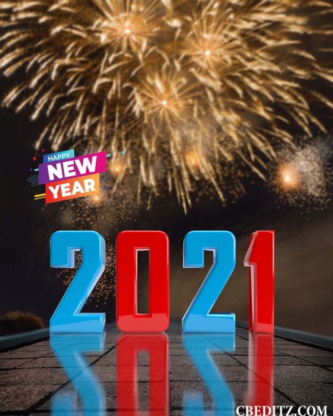 CB Picsart Happy New Year Editing Background 2021