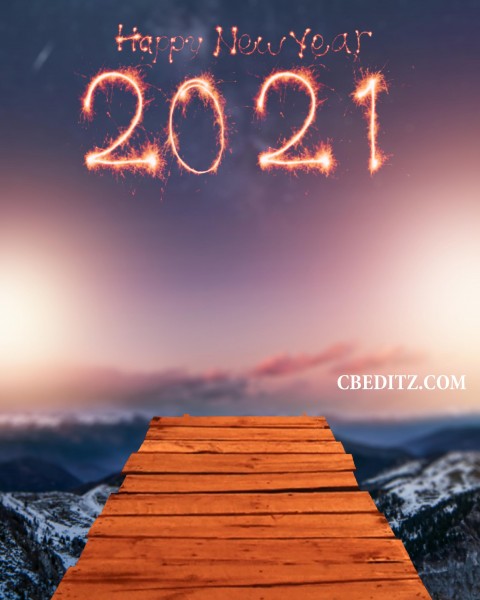 CB Picsart Happy New Year Editing Background 2021