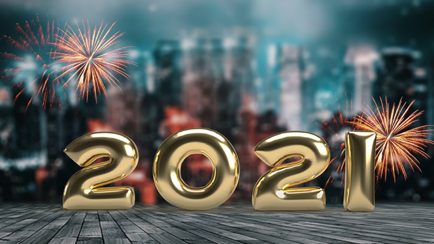 Photoshop Happy New Year Editing Background 2021