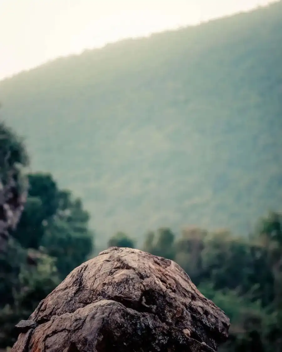 CB Rock Mountain With Trees In The Background For Picsart