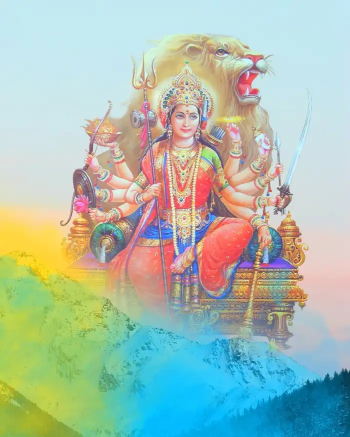 CB Winter Mountain Navratri Editing Background HD