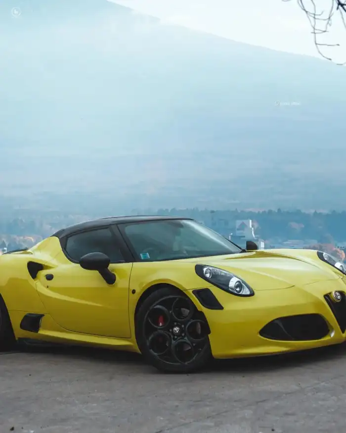 CB Yellow Car Photo Editing Background HD Download