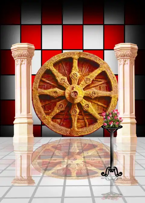 Charkha Family Studio Background HD Download