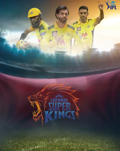 Chennai Super Kings CB IPL Editing Background HD Download