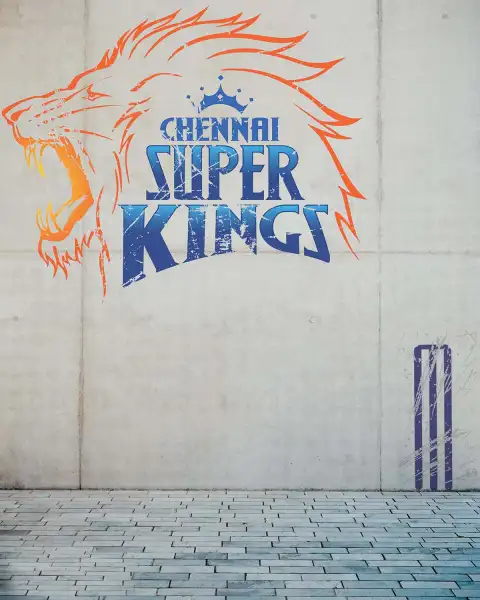 Chennai Super Kings IPL Picsart  Background HD Download