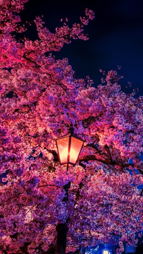 Cherry Blossom Tree Mobile Background HD Download