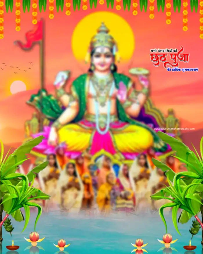 Chhath Puja Editing Sun God Picsart Background HD