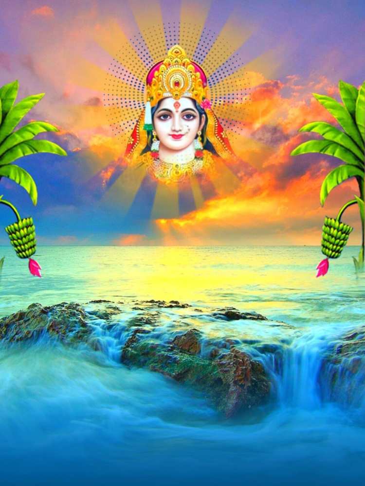 Chhath Puja EditingWaterfall  Background HD