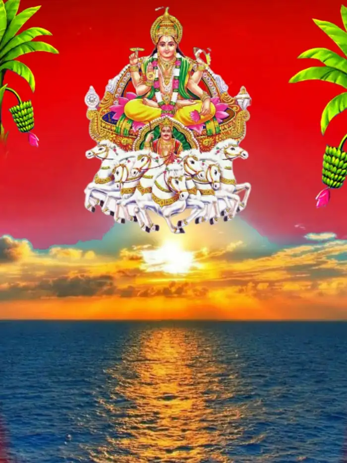 Chhath Puja Photo Editing Sunset Sky Sea Water Background HD