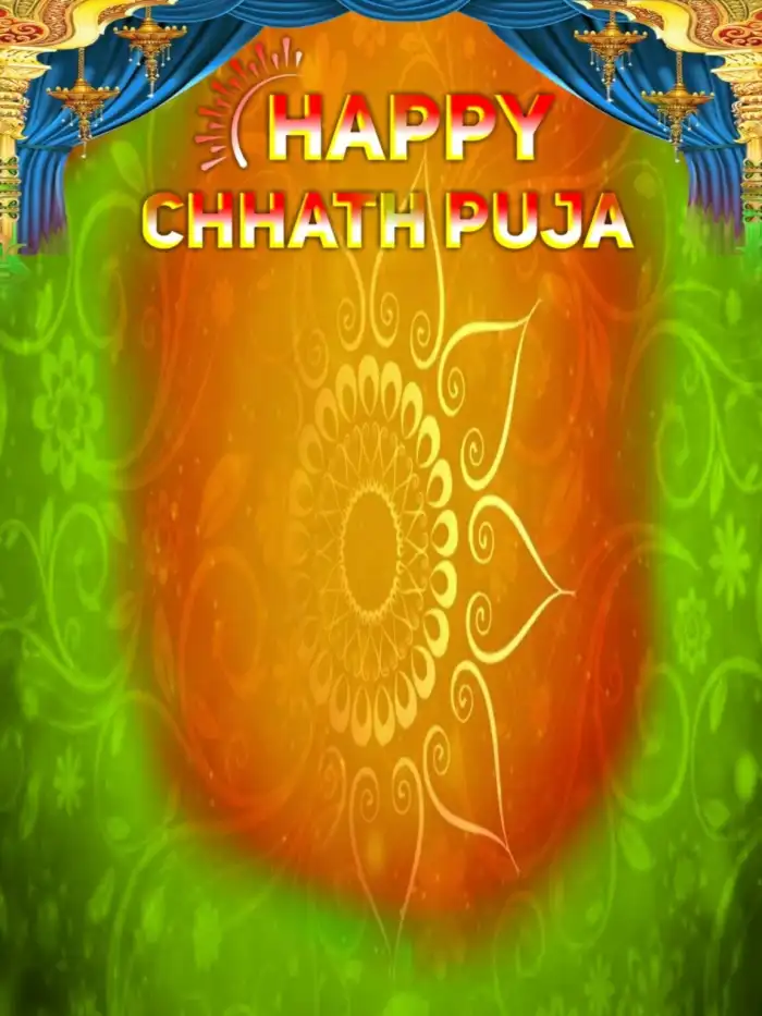 Chhath Puja Poster Banner Editing Background HD