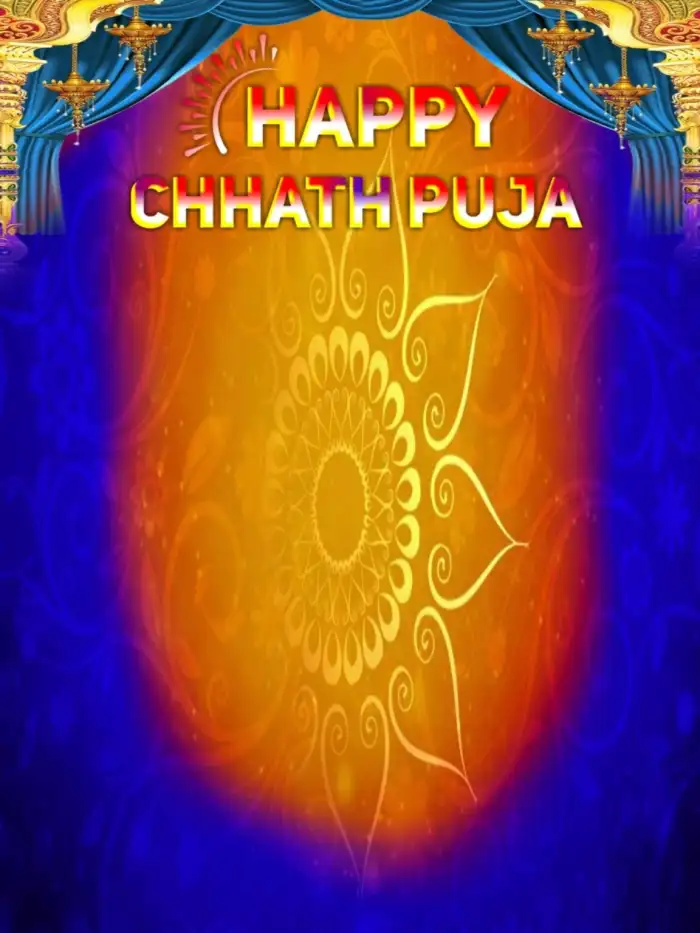 Chhath Puja Poster Banner Editing Background HD