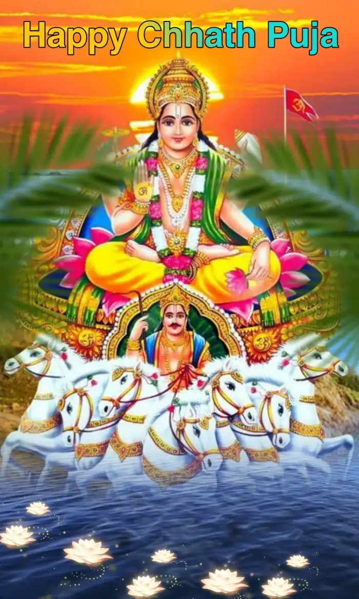 Chhath Puja Sun God Photo Editing Background HD