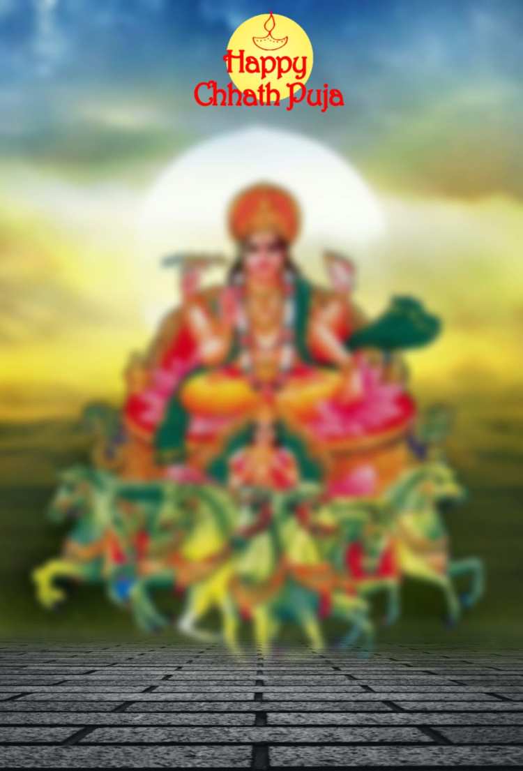 ChhathI Mata  Puja Editing Background HD