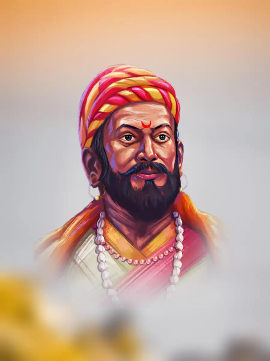 Chhatrapati Shivaji Face Banner Editing Background