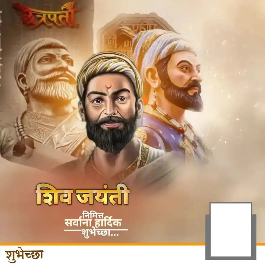 Chhatrapati Shivaji Jayanti Marathi Banner Background HD Images