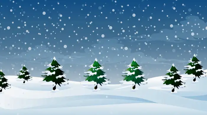 Christams Tree Snow Background HD Images Free