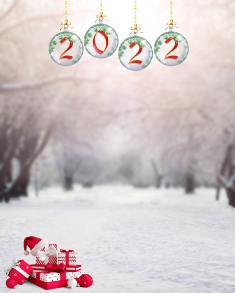 Christmas 2022 New Year CB PicsArt Background Full HD