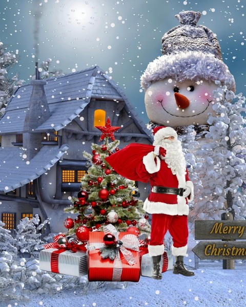 Christmas Day CB PicsArt Editing Background