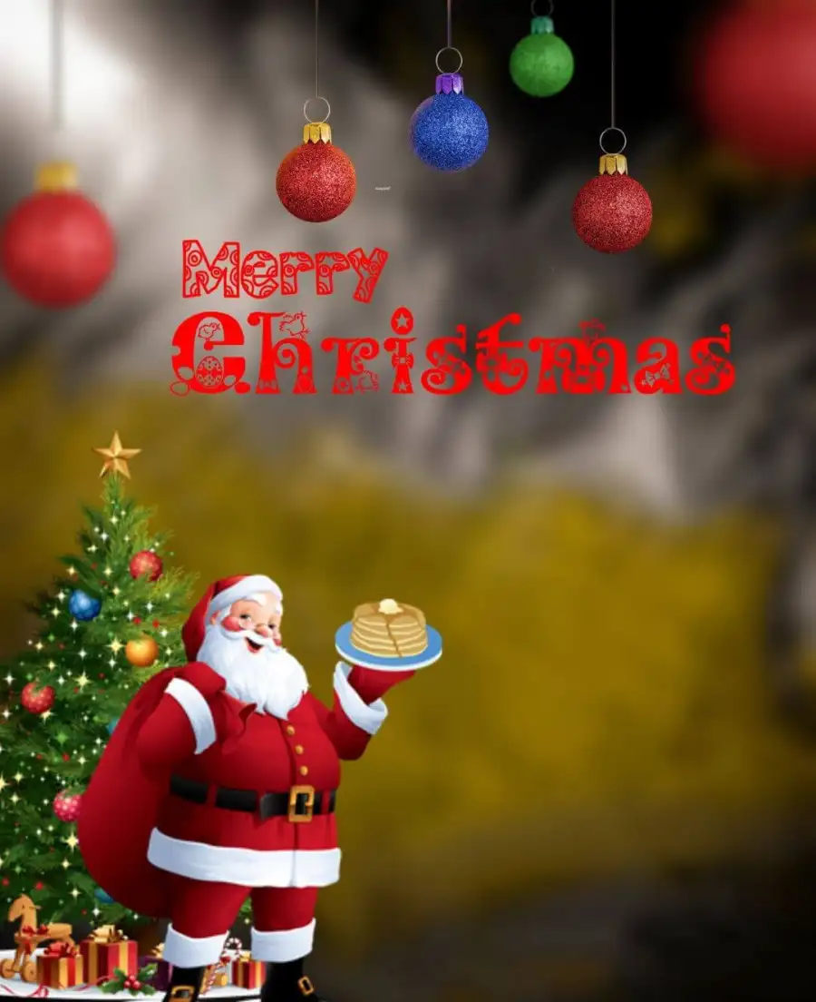 Christmas Santa CB Editing Background  HD