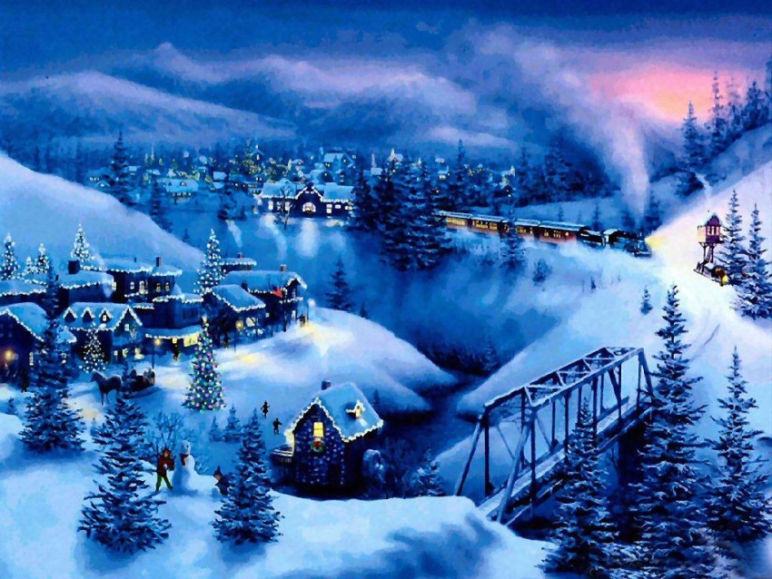 Christmas Snow HD Wallpapers Background Images