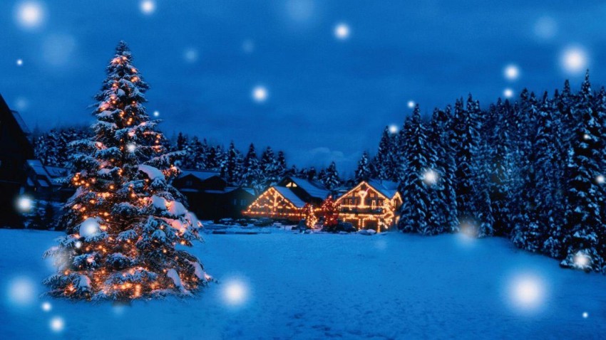 Thumbail Of Snow Christmas  HD Background