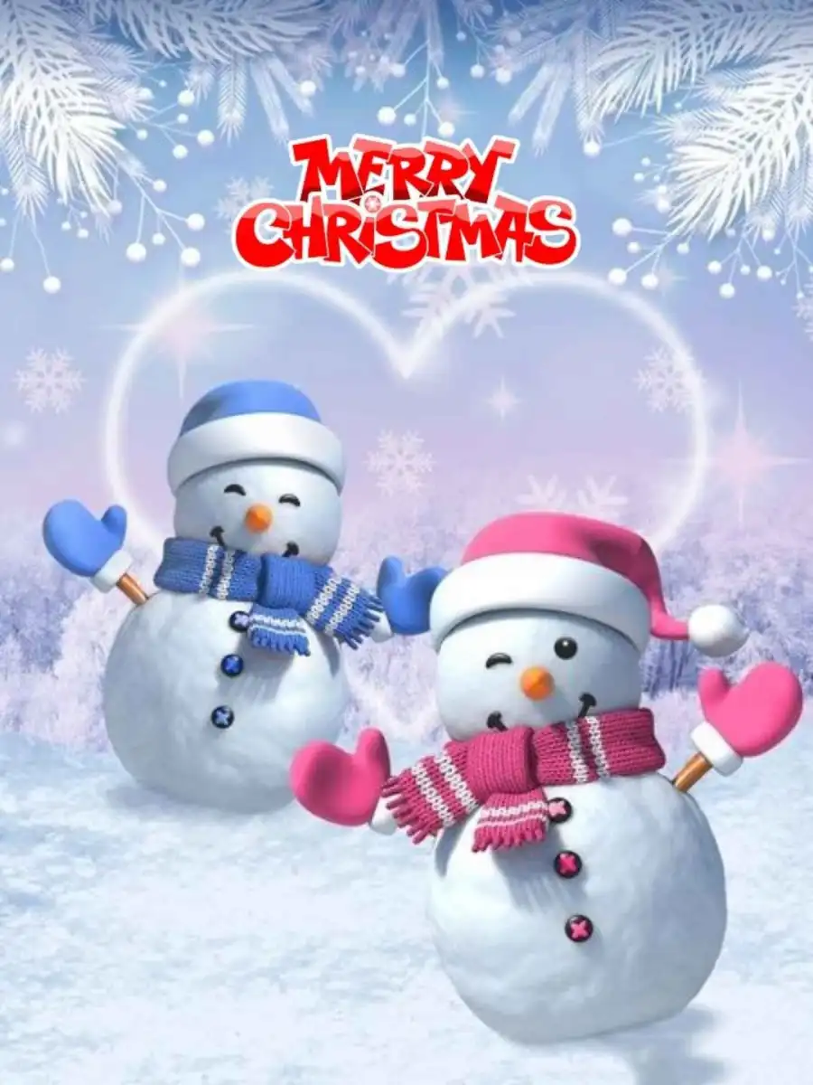 Christmas Snow Man Ice Picsart Background