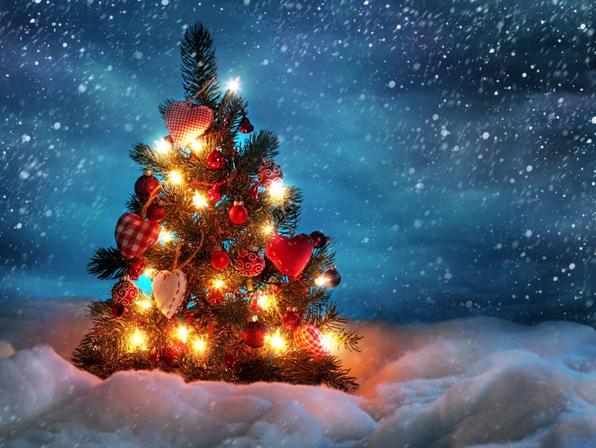 Christmas Snowfall HD Backgrounds Wallpapers Images Photos