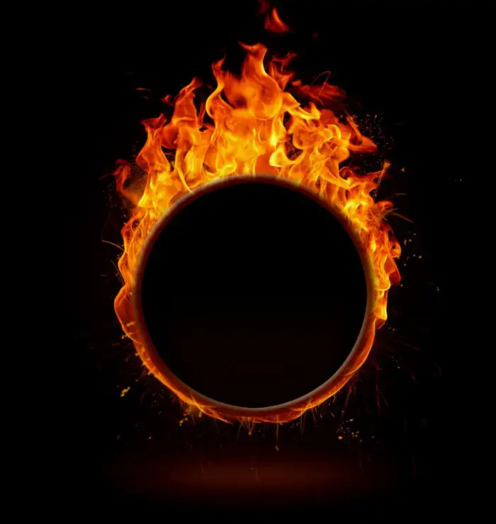 Circle Fire Background HD Images Download