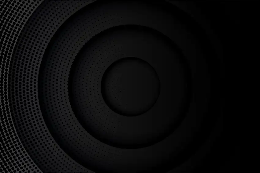 Circle Geometric Black Background HD Download