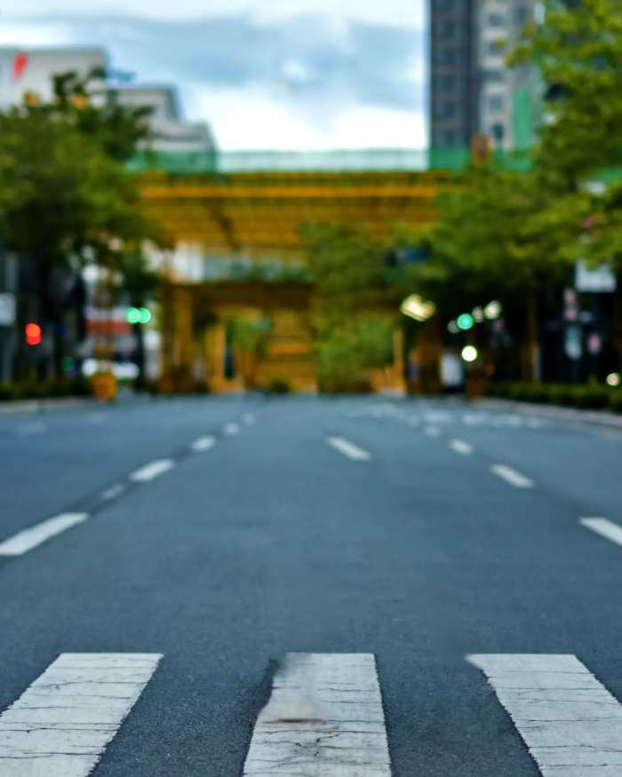 City Empty Road Photo Editing Background Download