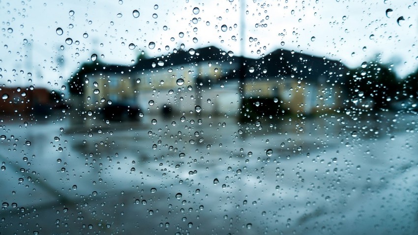 City Home Rain HD Background Download