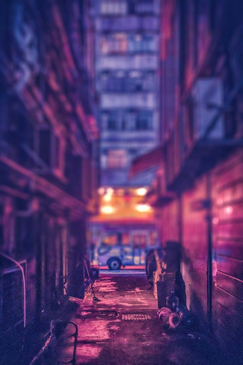 City Night Road CB Picsart Editing Background HD Download