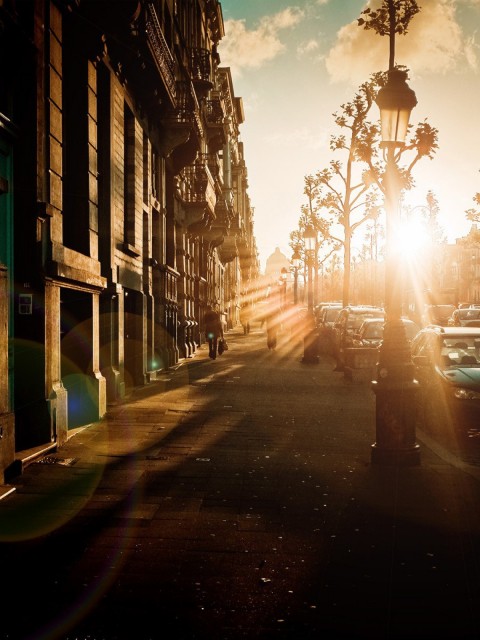 City Outdoor Sunset Editing CB Background Download