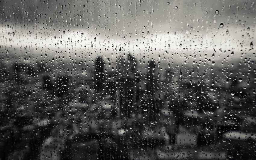 City Rain Full HD Background Picture Download