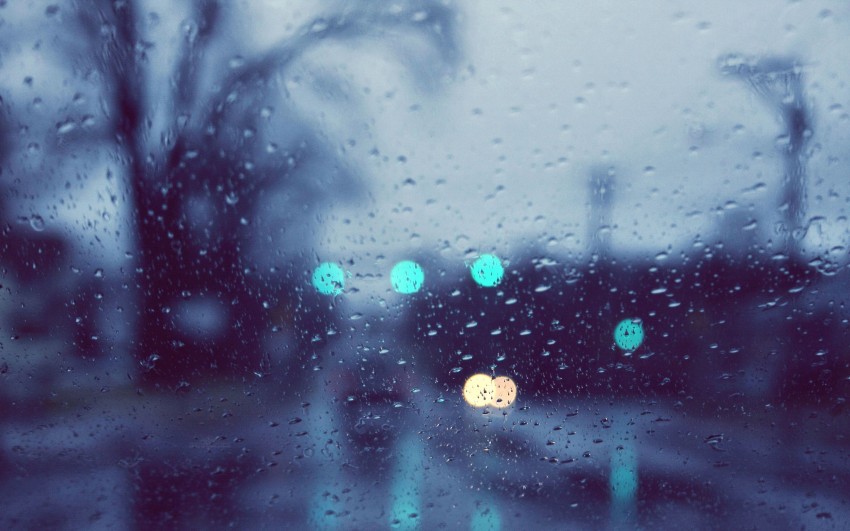 City Rain HD Background Download Pic