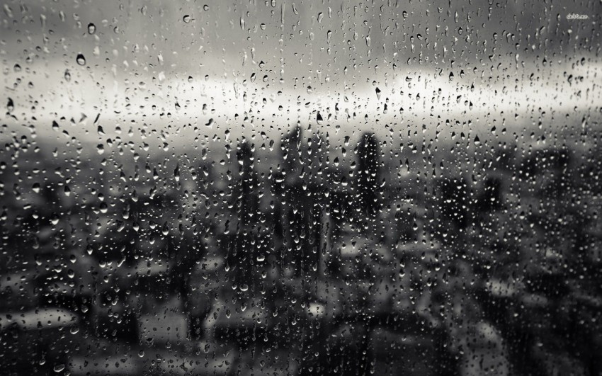 City Rain HD Background Picture Download