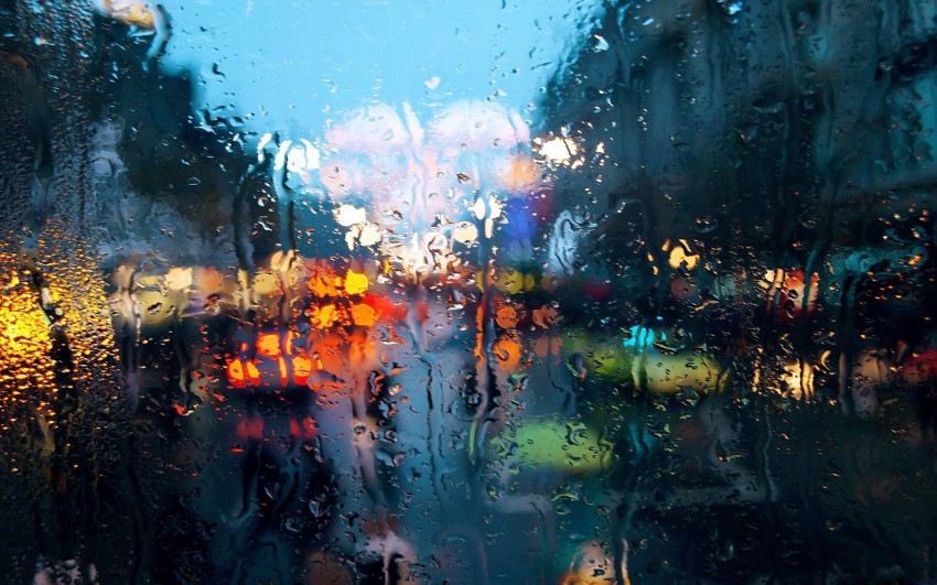 City Rain High Quality  Background Download