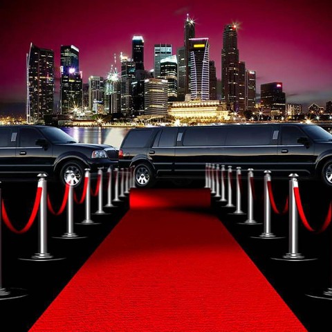 City Red Carpet Background Wallpaper